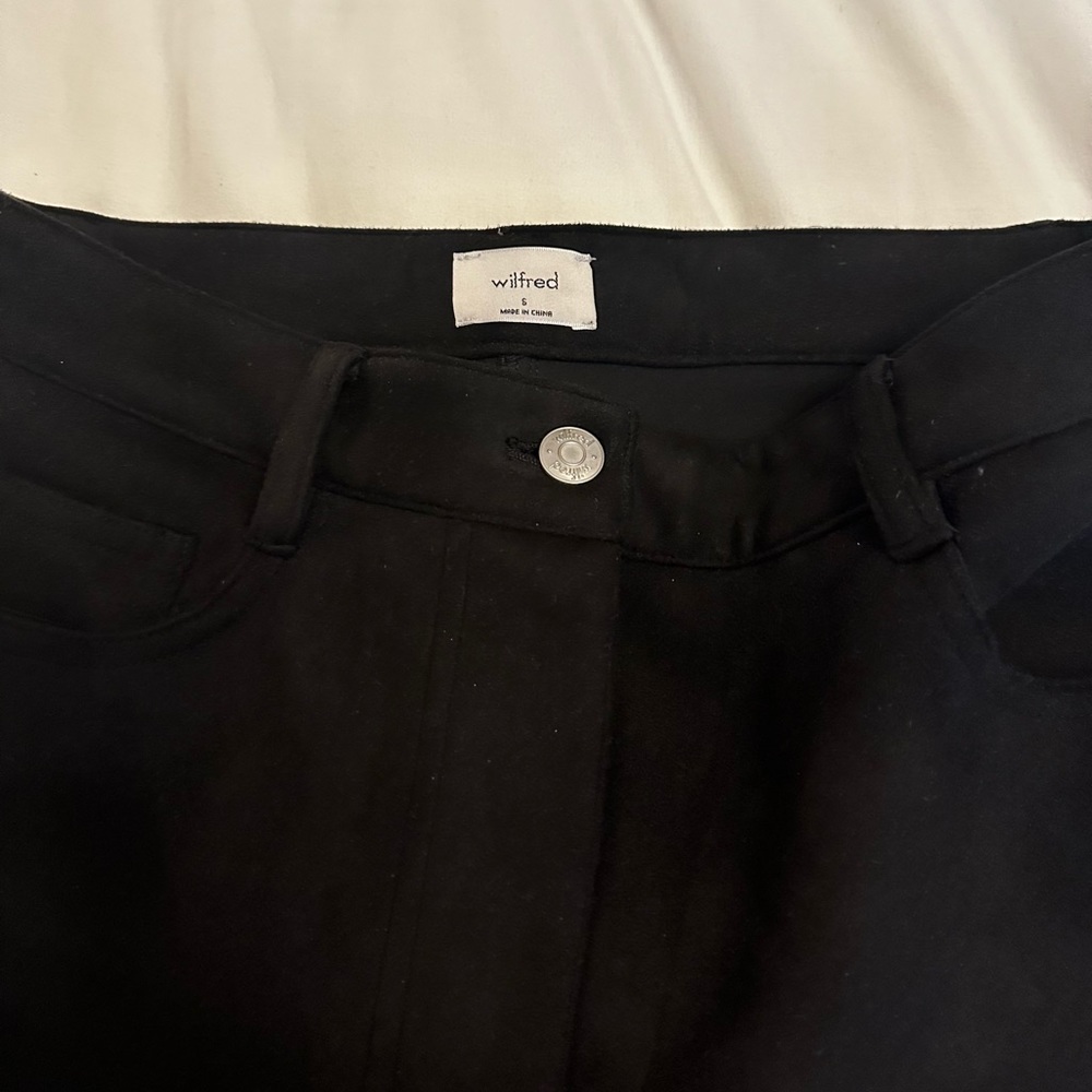 Wilfred Melina Pant in Black Suede